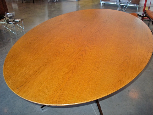 Florence Knoll Oak Dining/Desk Table