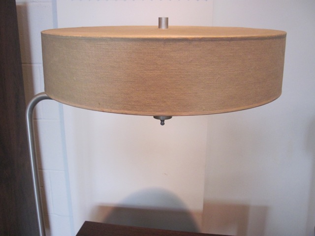 George Nelson End Table W/Lamp