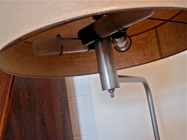 George Nelson End Table W/Lamp