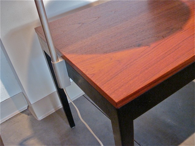 George Nelson End Table W/Lamp