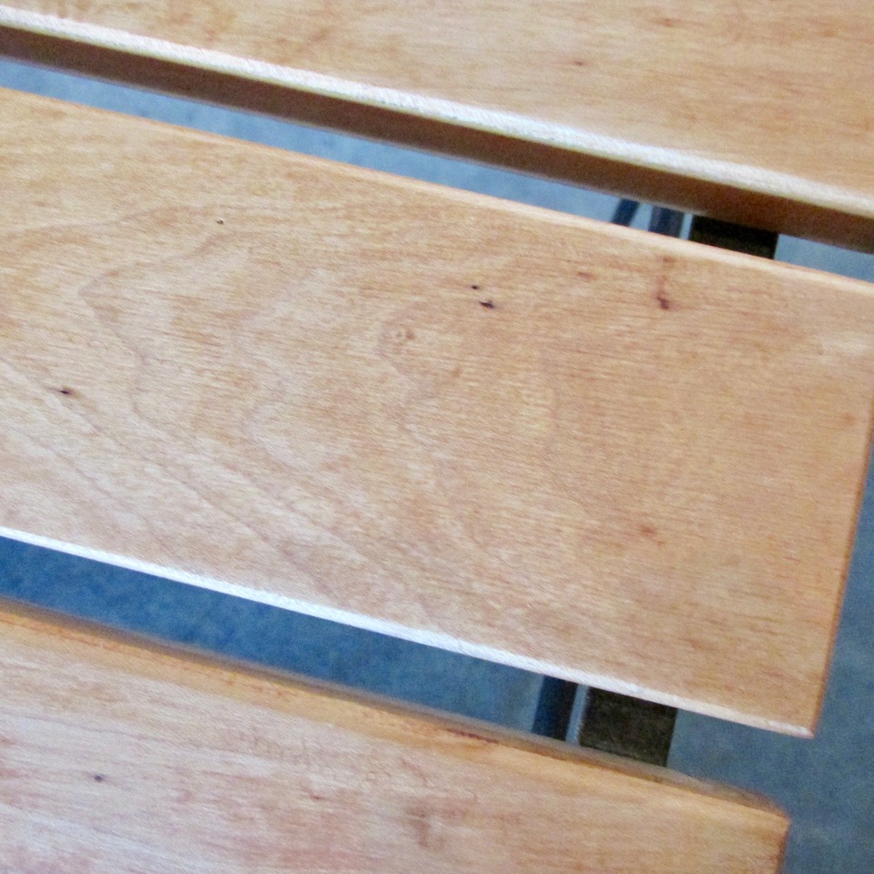 Arthur Umanoff Maple & Iron Slat Tables