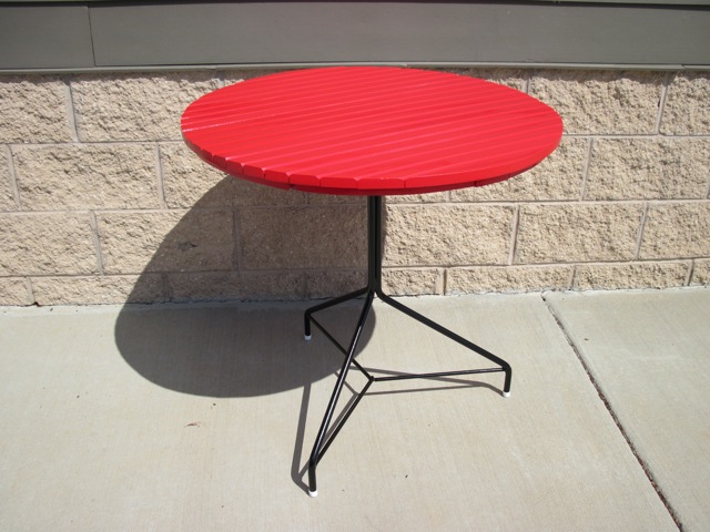 Arthur Umanoff Wood & Iron Bistro Set