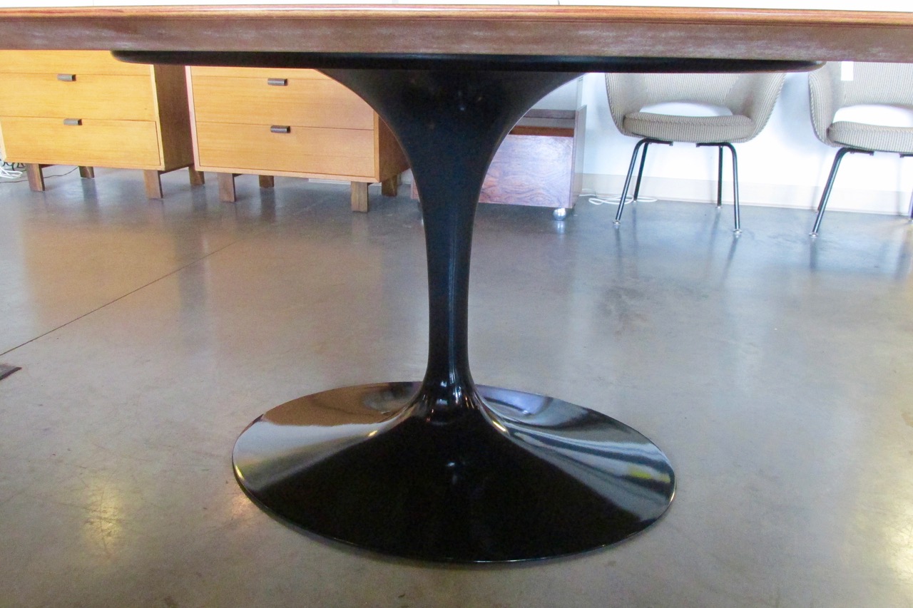 Eero Saarinen Tulip Base Rosewood Dining Table