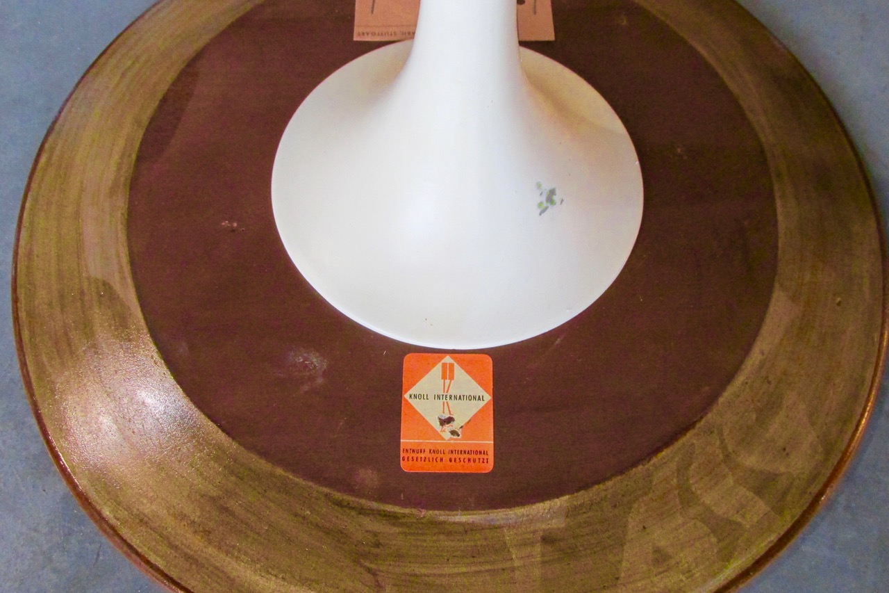 Saarinen Walnut Tulip End Tables