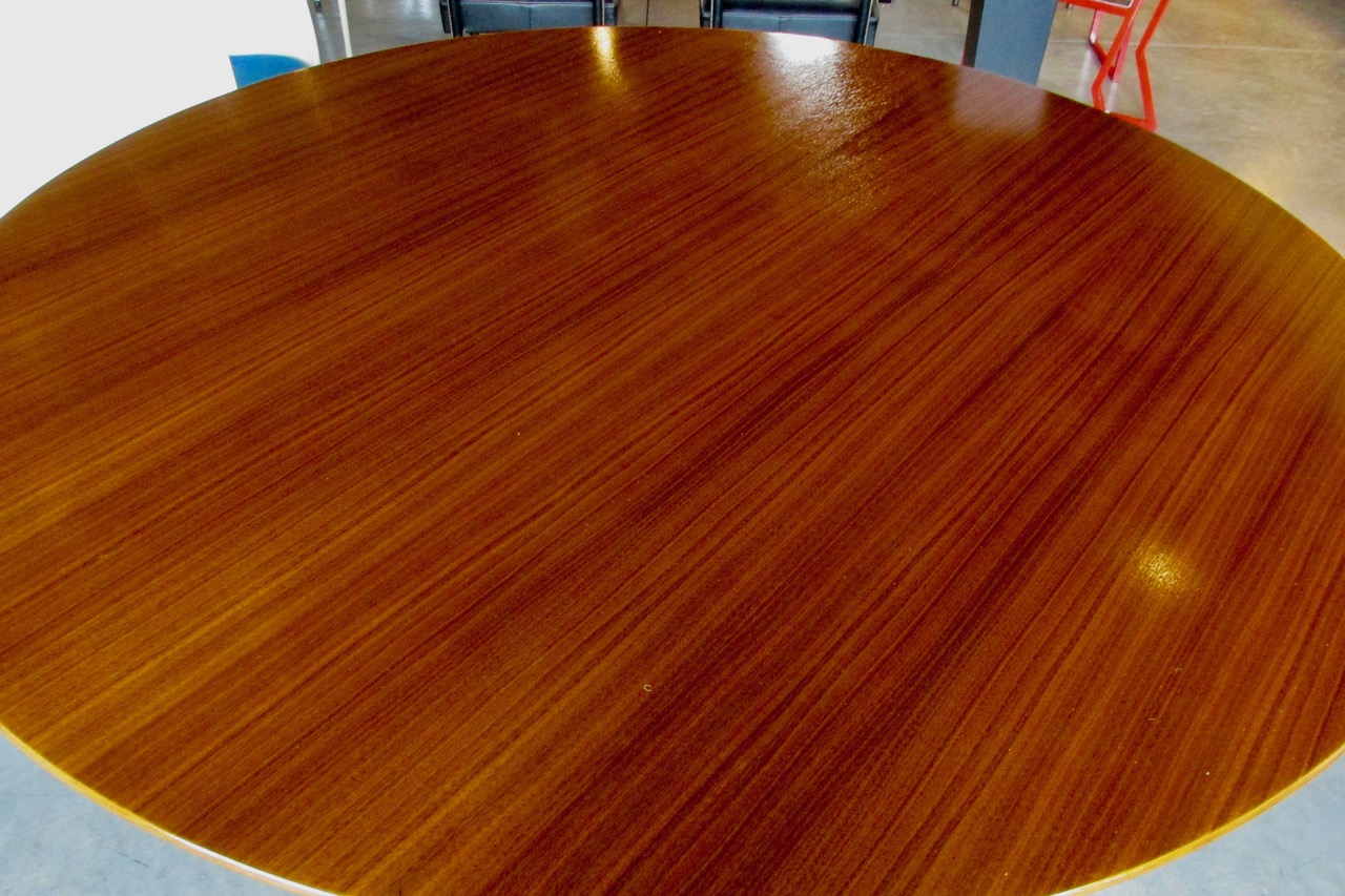 Eero Saarinen for Knoll Walnut Tulip Dining Table