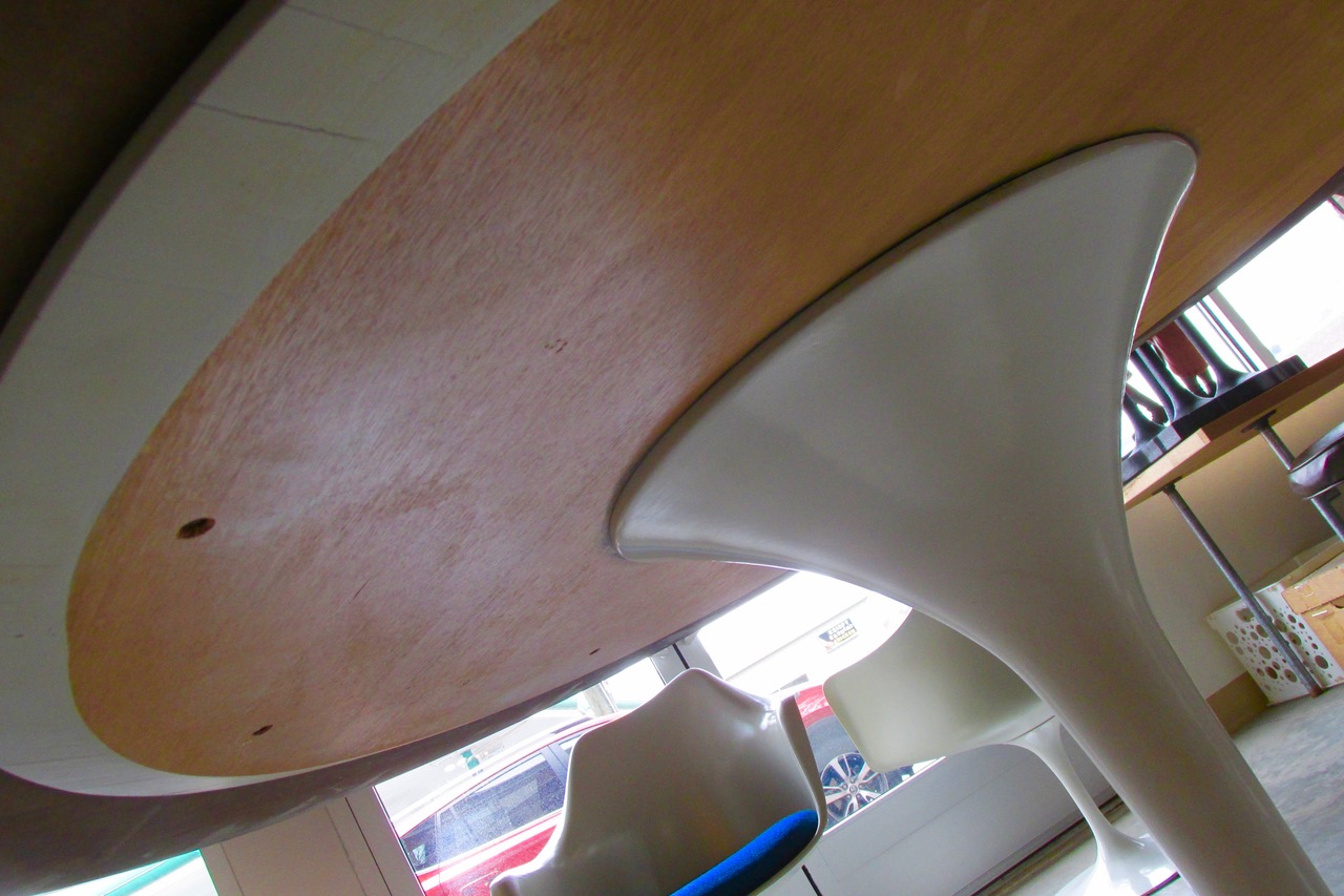 Eero Saarinen for Knoll Walnut Tulip Dining Table