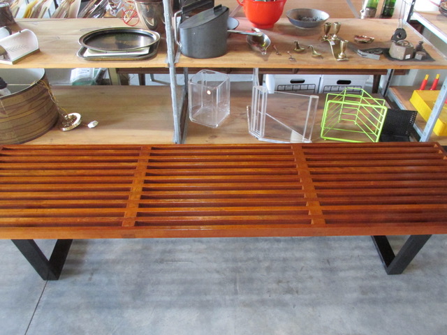 George Nelson Maple Slat Bench