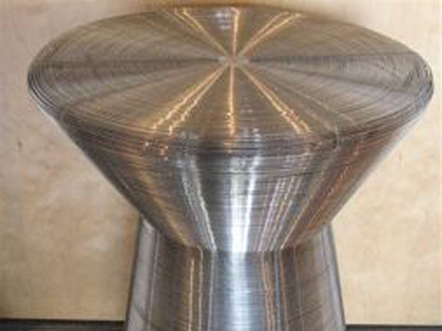 Spun Steel Occasional Table 